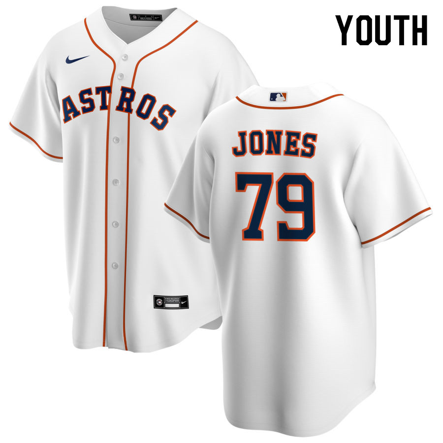 Nike Youth #79 Taylor Jones Houston Astros Baseball Jerseys Sale-White